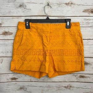 Loft Orange Eyelet The Riviera Short Chino
